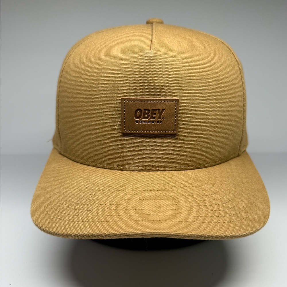 OBEY Snapback Hat Cap Two Tone Logo Adjustable Casual Mens Skateboard